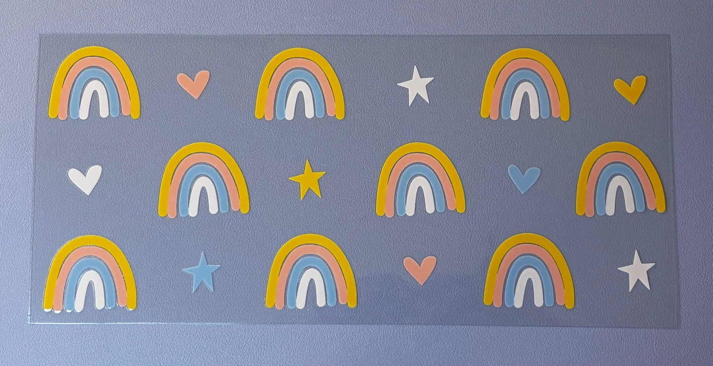 Decal - Pastel Rainbows
