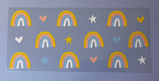 Decal - Pastel Rainbows