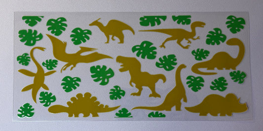Decal - Dinos and Leaves