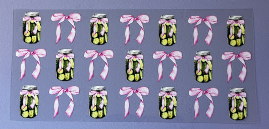 Decal - Pickles and Bows