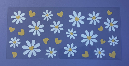 Decal - White Flowers