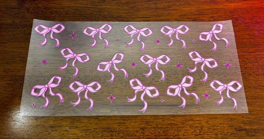 Decal - Pink Bows