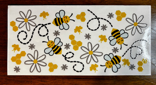 Decal - Bees & Daisys