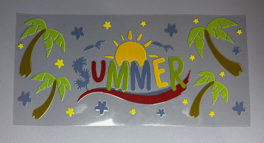 Decal - Summer Palms