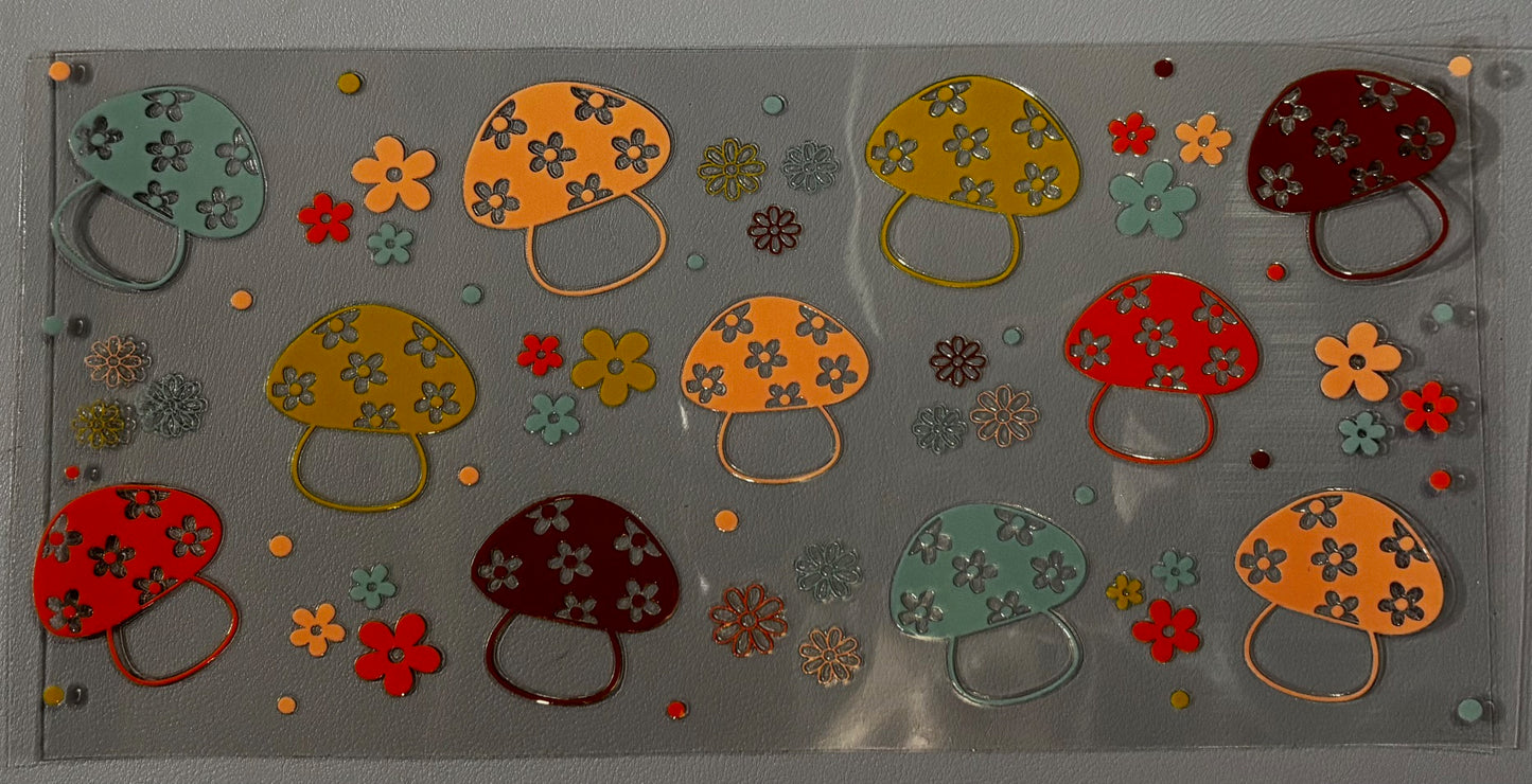 Decal - Boho Shrooms