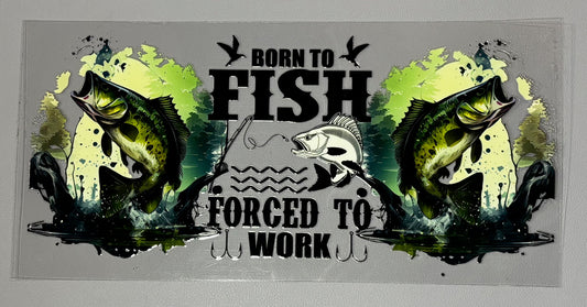 Decal - Born To Fish