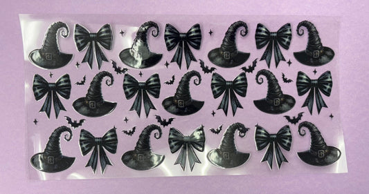 Decal - Black Witch Bows