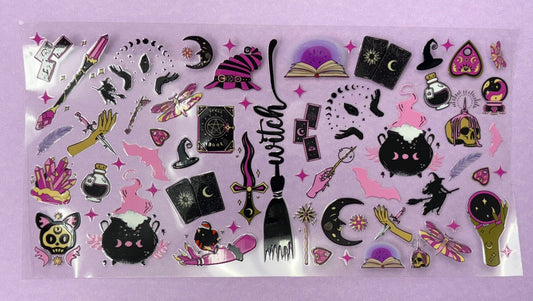 Decal - Purple Witch