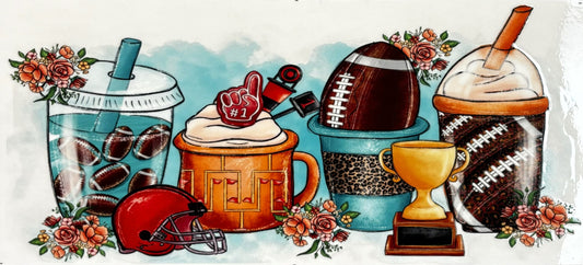 Decal - Football Drinks