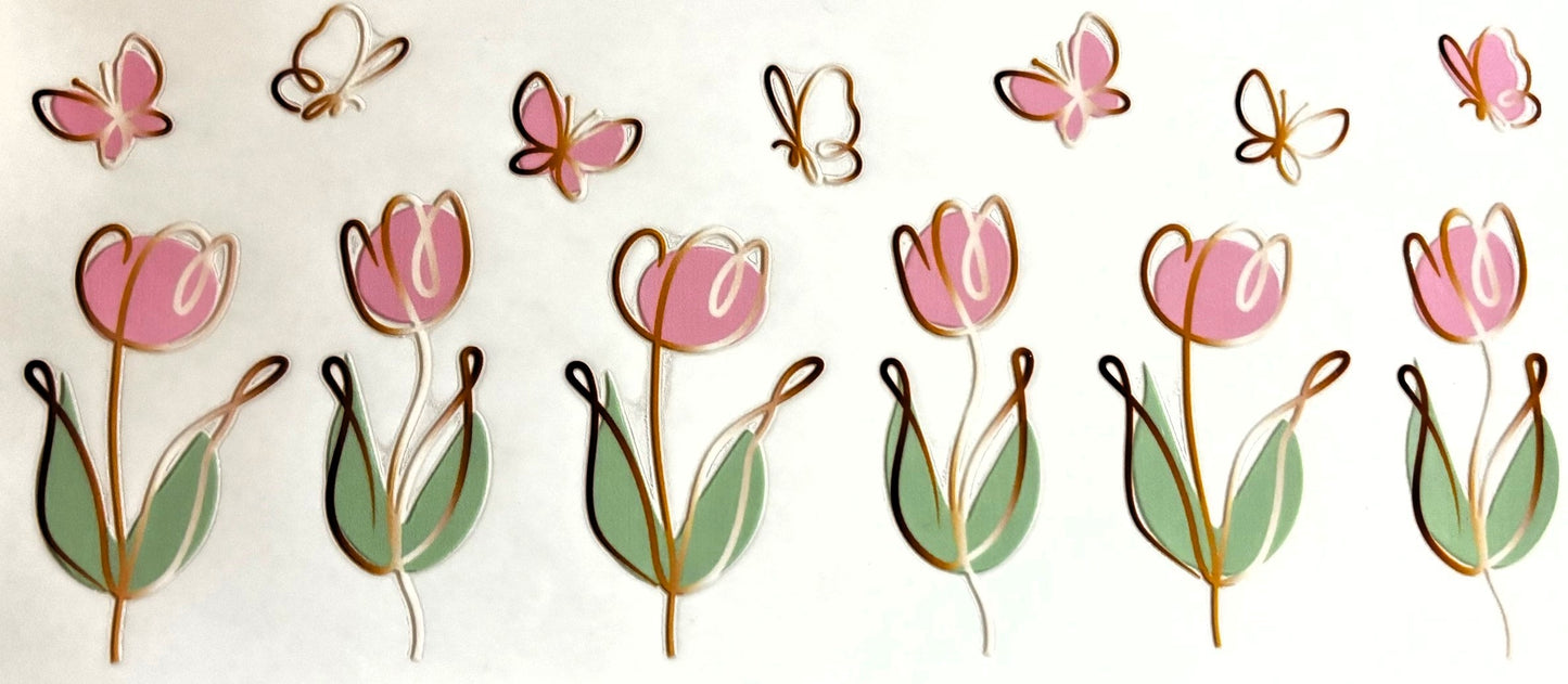 Decal - Tulip Flowers