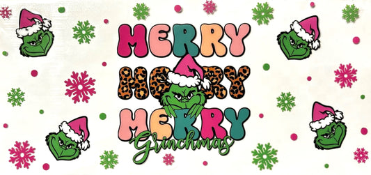 Decal - Pink Grinchmas