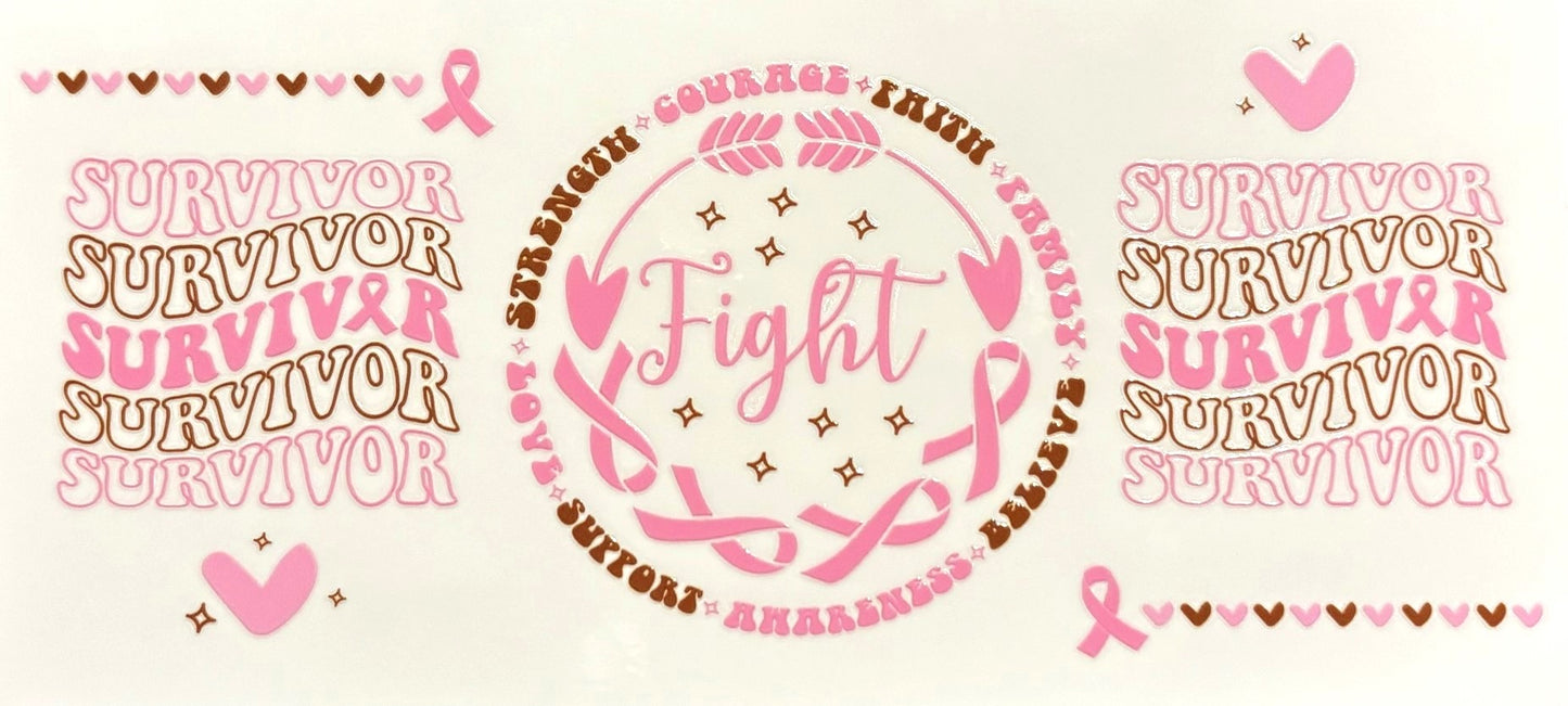 Decal - Survivor Pink