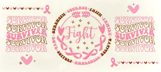 Decal - Survivor Pink