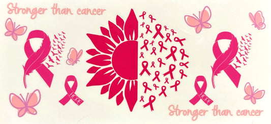 Decal - Stronger Than Cancer